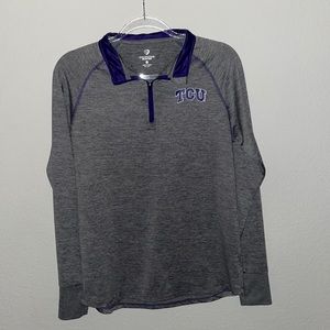 TCU Zip Pullover